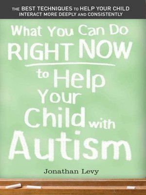cover image of What You Can Do Right Now to Help Your Child with Autism